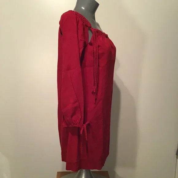 Harper & Me Off Shoulder Mini Tunic Dress  Size M - Picture 2 of 14